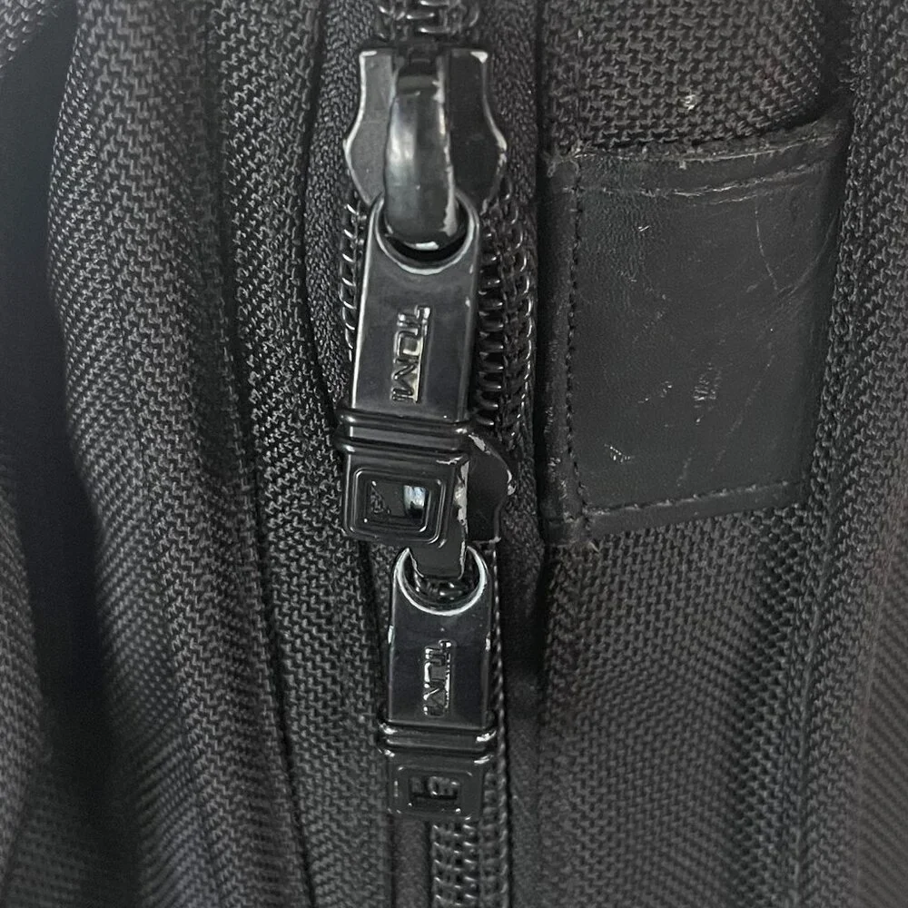 Tumi Briefcase Black Nylon
